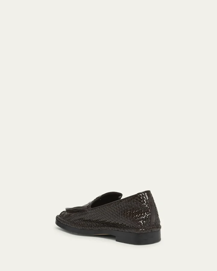 Men's Daddy Intrecciato Leather Loafers - Image 2
