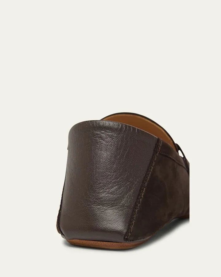 Men's Daddy Nubuck Collapsible-Heel Loafers - Image 4