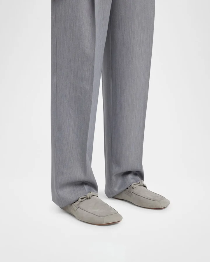 Men's Daddy Nubuck Collapsible-Heel Loafers - Image 4