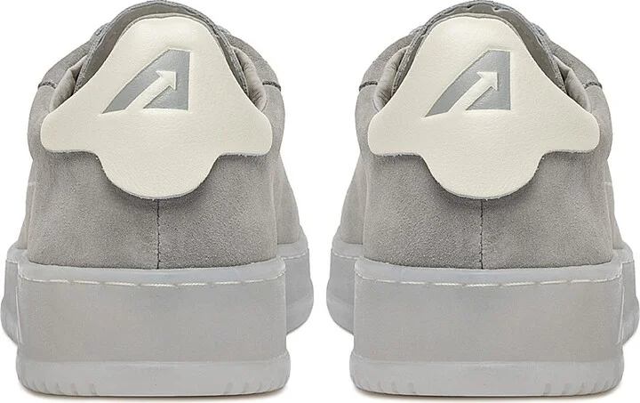 Men's Dallas Low-Top Suede Sneakers - Grey - Size 7 - Image 3