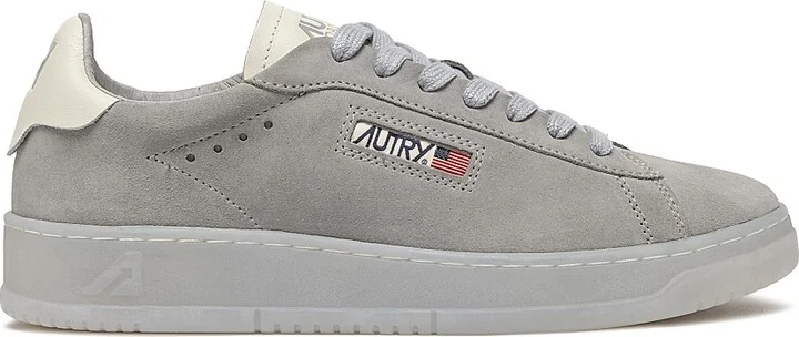 Men's Dallas Low-Top Suede Sneakers - Grey - Size 7