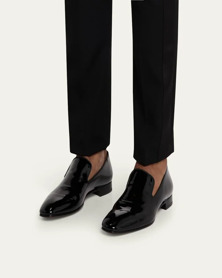 Men's Dandelion Patent Leather Loafers - Image 6