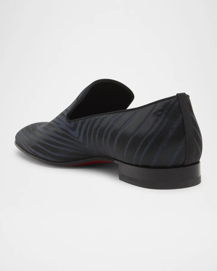 Men's Dandelion Red-Sole Jacquard Loafers - Image 2