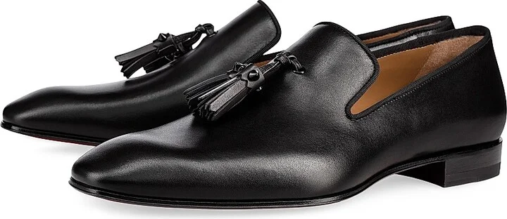 Men's Dandelion Tassel Loafers - Black - Size 6.5 - Image 2