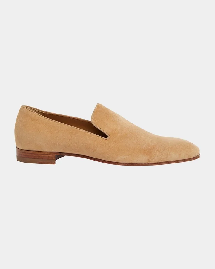 Men's Dandelion Velour Slip-On Loafers