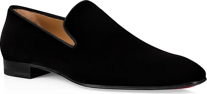 Men's Dandelion Velvet Flats - Black - Size 12 - Image 2