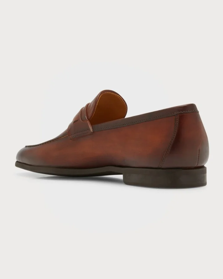 Men's Daniel Leather Penny Loafers - Image 2