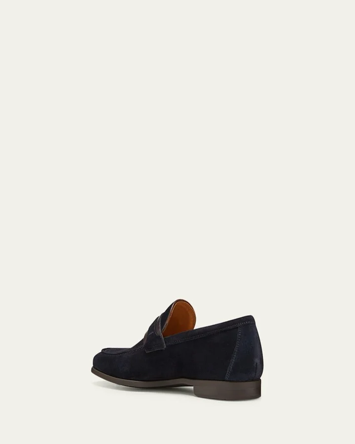 Men's Daniel Suede Penny Loafers - Image 2