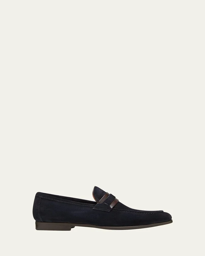 Men's Daniel Suede Penny Loafers
