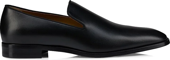 Men's Danny Flex Leather Loafers - Black - Size 6.5