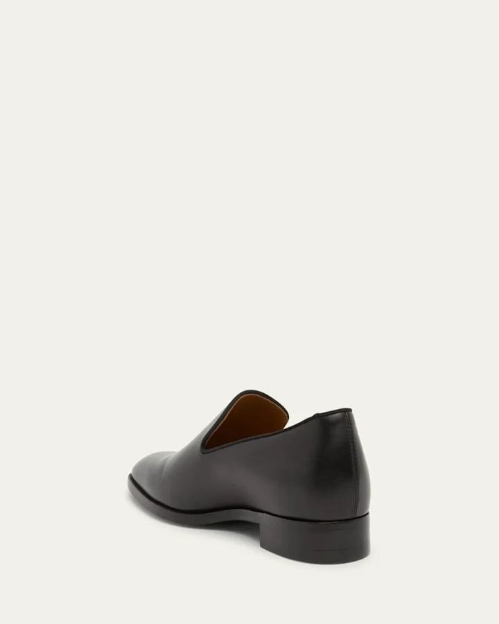 Men's Danny Flex Red-Sole Leather Loafers - Image 4