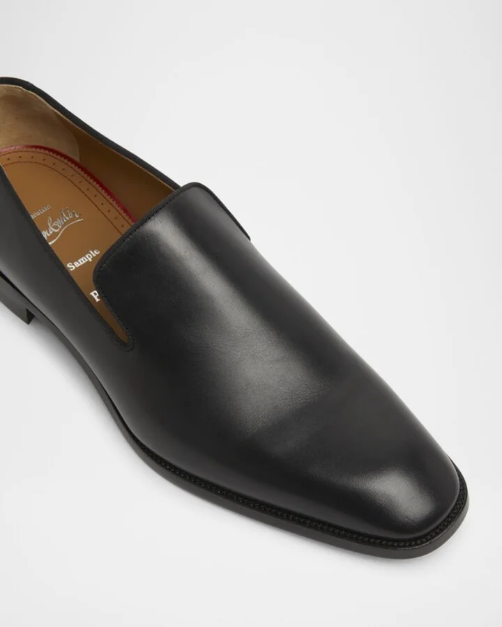 Men's Danny Flex Red-Sole Leather Loafers - Image 5