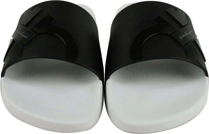 Men's Dante Black / White Rubber Slide Sandal - Image 3