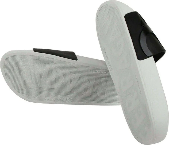 Men's Dante Black / White Rubber Slide Sandal - Image 8