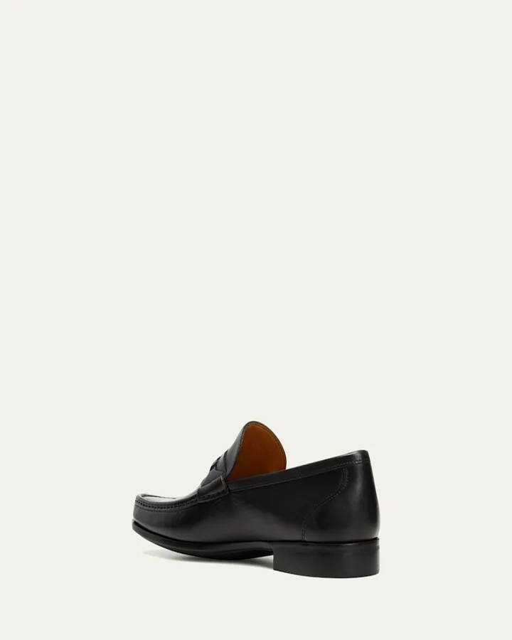 Men's Daren Leather Moccasin Loafers - Image 10
