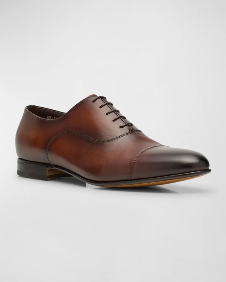 Men's Darian Calfskin Leather Oxfords - Image 3