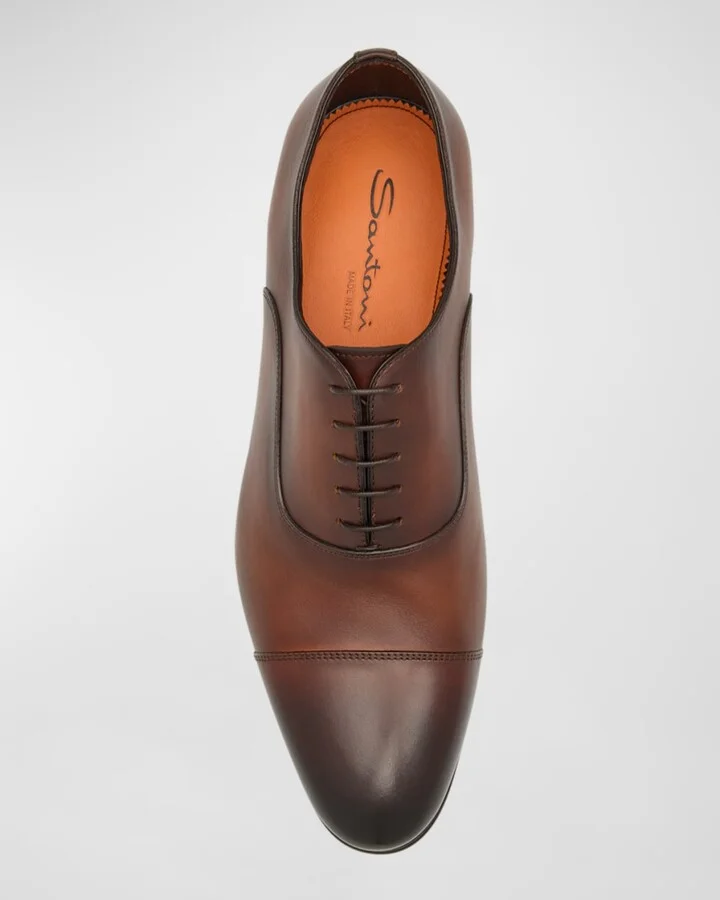 Men's Darian Calfskin Leather Oxfords - Image 4