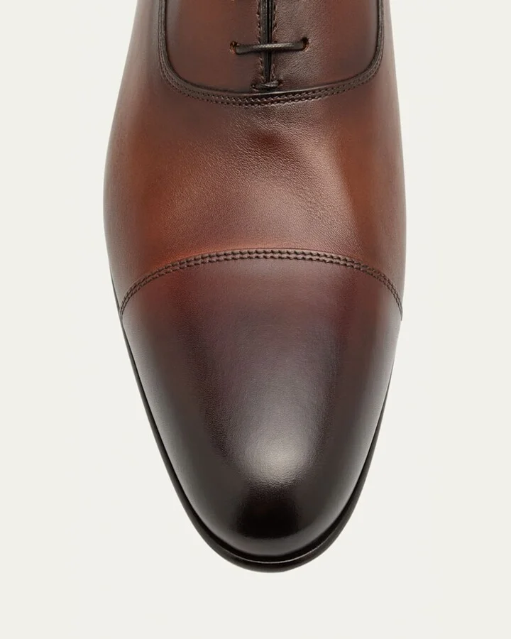 Men's Darian Calfskin Leather Oxfords - Image 4