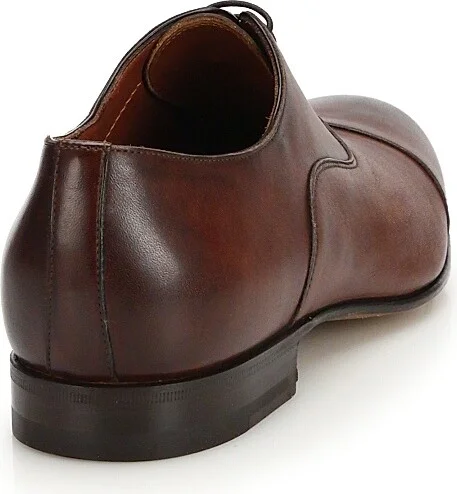 Men's Darian Cap-Toe Oxfords - Brown - Size 7 - Image 2