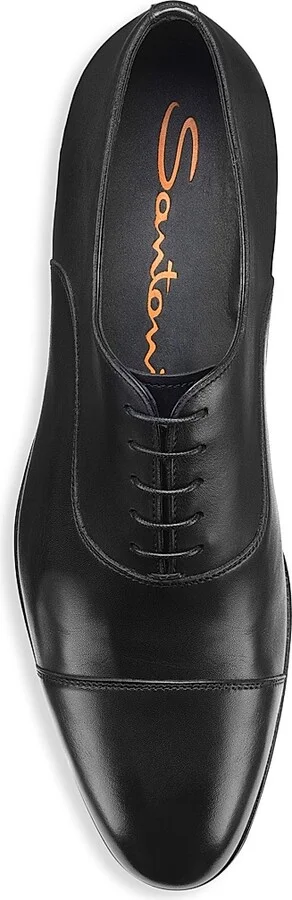 Men's Darian Cap-Toe Oxfords - Brown - Size 7 - Image 8