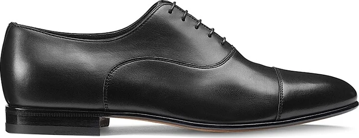 Men's Darian Cap-Toe Oxfords - Brown - Size 7 - Image 9