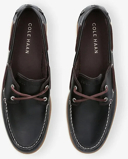 Mens Dark Brown Grandprø Windward Leather Boat Shoes Eur 41 / 7 Uk Men - Image 2