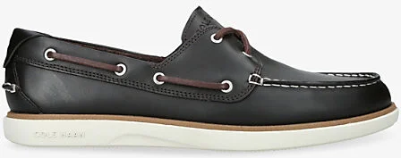 Mens Dark Brown Grandprø Windward Leather Boat Shoes Eur 41 / 7 Uk Men