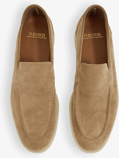 Mens Dark Brown Kason Slip-On Suede Loafers Eur 45 / 11 Uk Men - Image 3