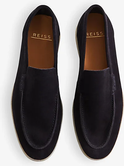 Mens Dark Brown Kason Slip-On Suede Loafers Eur 45 / 11 Uk Men - Image 4