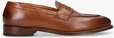 Mens Dark Brown Lloyd Leather Loafers Eur 42.5 / 8.5 Uk Men