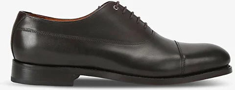 Mens Dark Brown Sloane Oxford Leather Shoes Eur 45 / 11 Uk Men