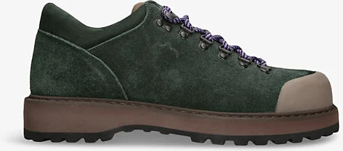 Mens Dark Green Cornaro Low-Top Suede Boots Eur 45 / 11 Uk Men