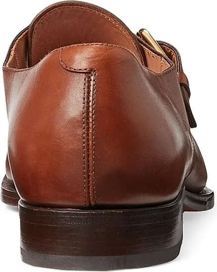 Men's Darnell Burnished Monk-Strap Shoes - Tan - Size 10 - Image 3