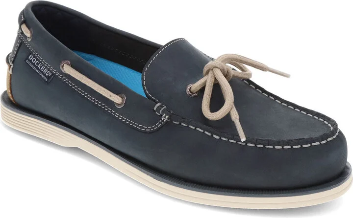 Mens Darnell Genuine Leather Dress Casual Slip On Boat Shoe