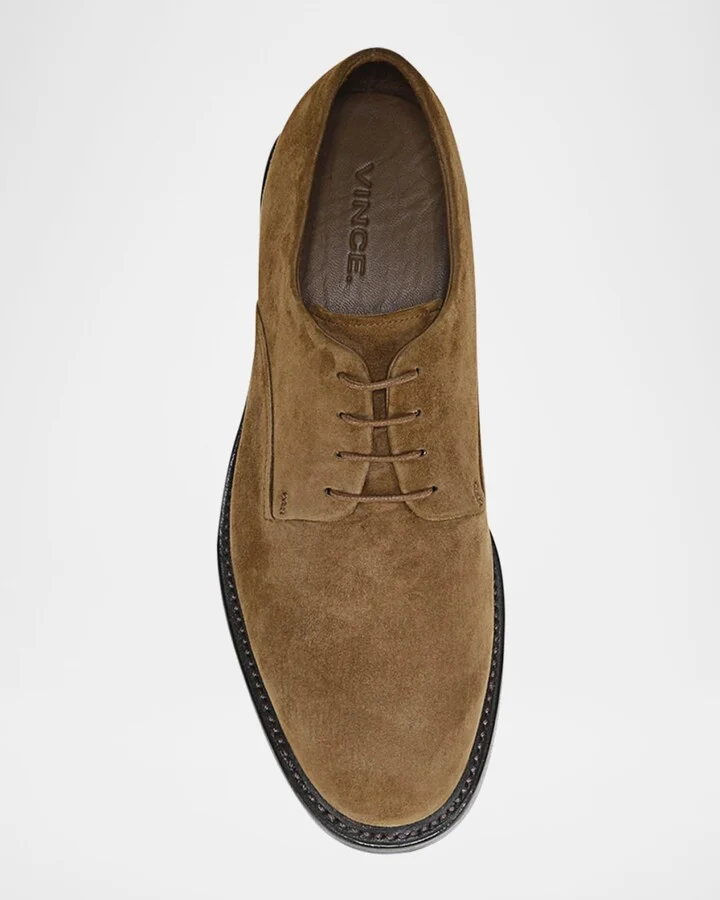 Men's Davies Leather Derby Shoes - Image 4
