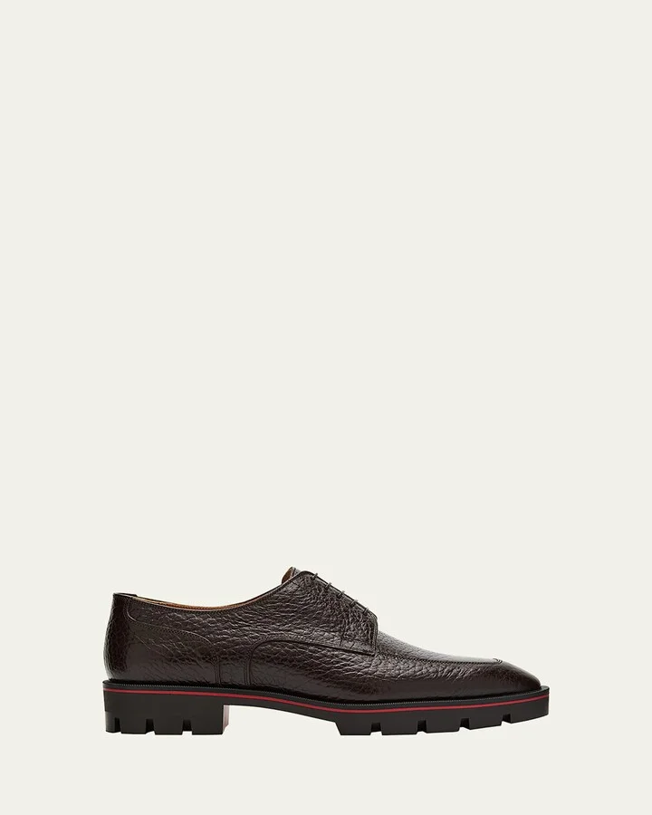 Men's Davisol Grained Leather Derby Shoes