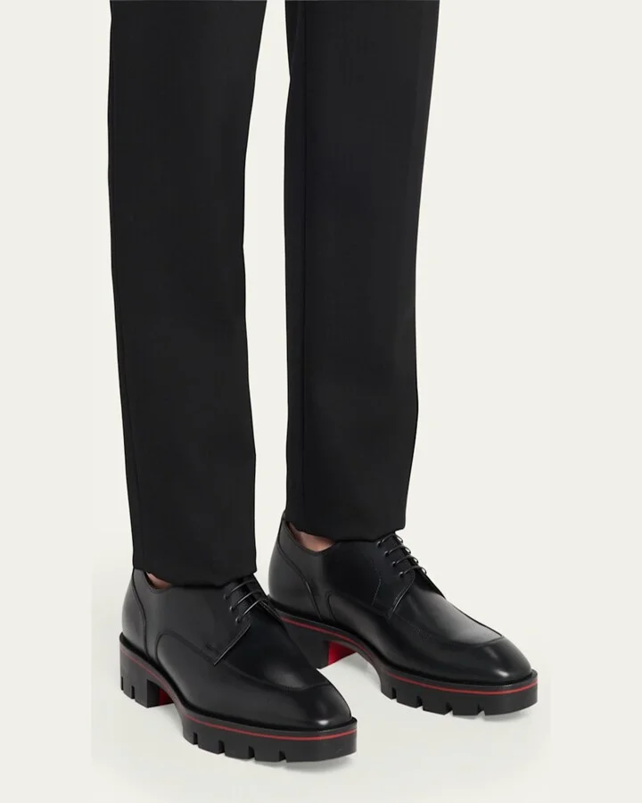 Men's Davisol Leather Derby Shoes - Image 3