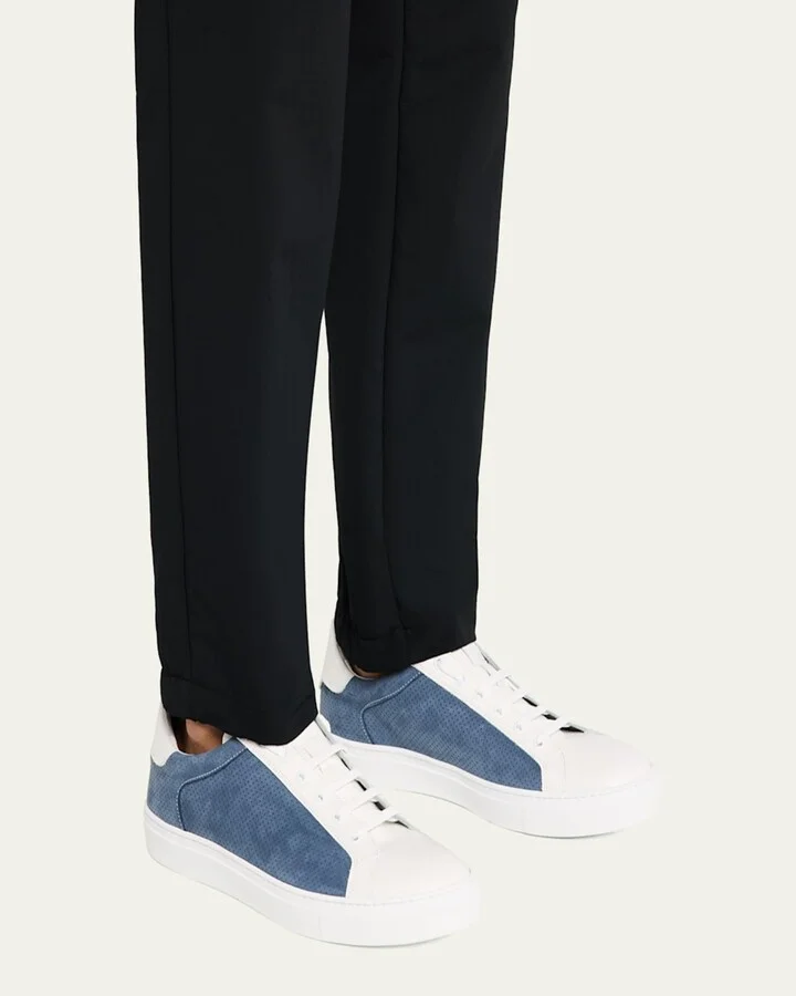 Men's Dawson Low-Top Weatherproof Suede Sneakers - Image 5