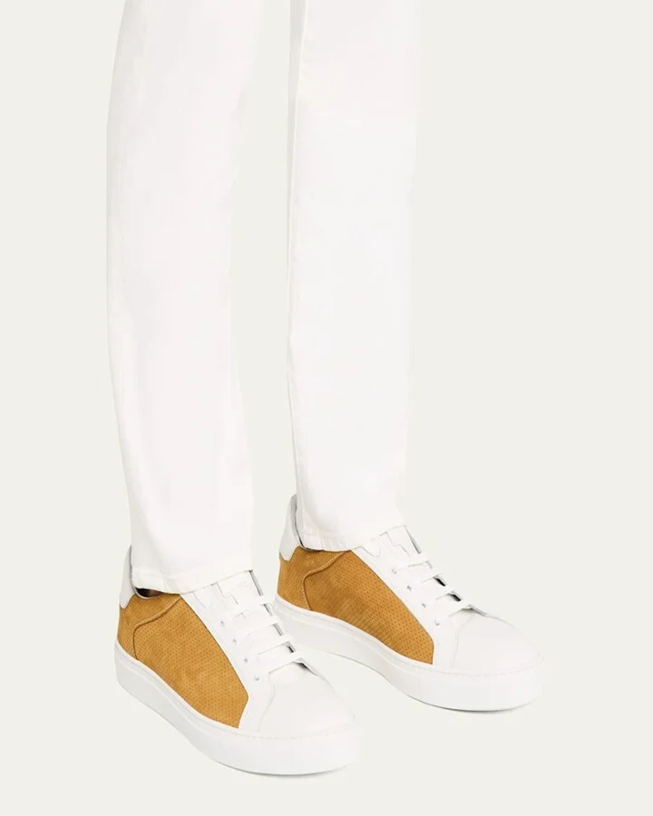 Men's Dawson Low-Top Weatherproof Suede Sneakers - Image 6