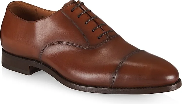 Men's Daxton Leather Oxfords - Tan - Size 10 - Image 2
