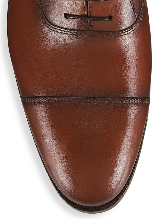 Men's Daxton Leather Oxfords - Tan - Size 10 - Image 4
