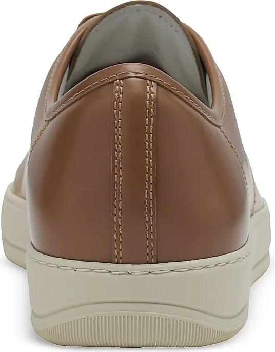 Men's DBB1 Gradation Leather Sneakers - Camel Beige - Size 10 - Image 4