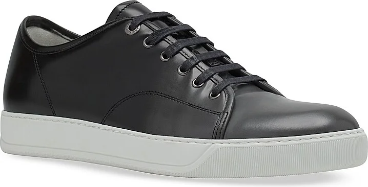 Men's DBB1 Gradation Leather Sneakers - Camel Beige - Size 10 - Image 9