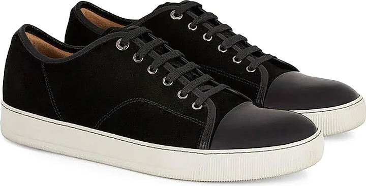 Men's DBB1 Suede and Patent Leather Sneakers - Black - Size 10 - Image 2