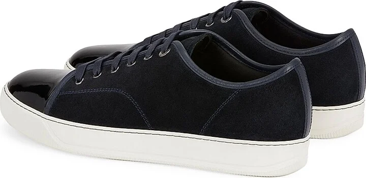 Men's DBB1 Suede and Patent Leather Sneakers - Black - Size 10 - Image 7