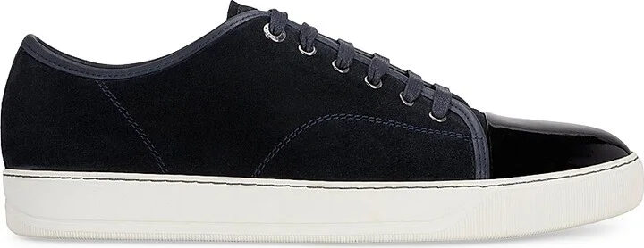 Men's DBB1 Suede and Patent Leather Sneakers - Black - Size 10 - Image 8