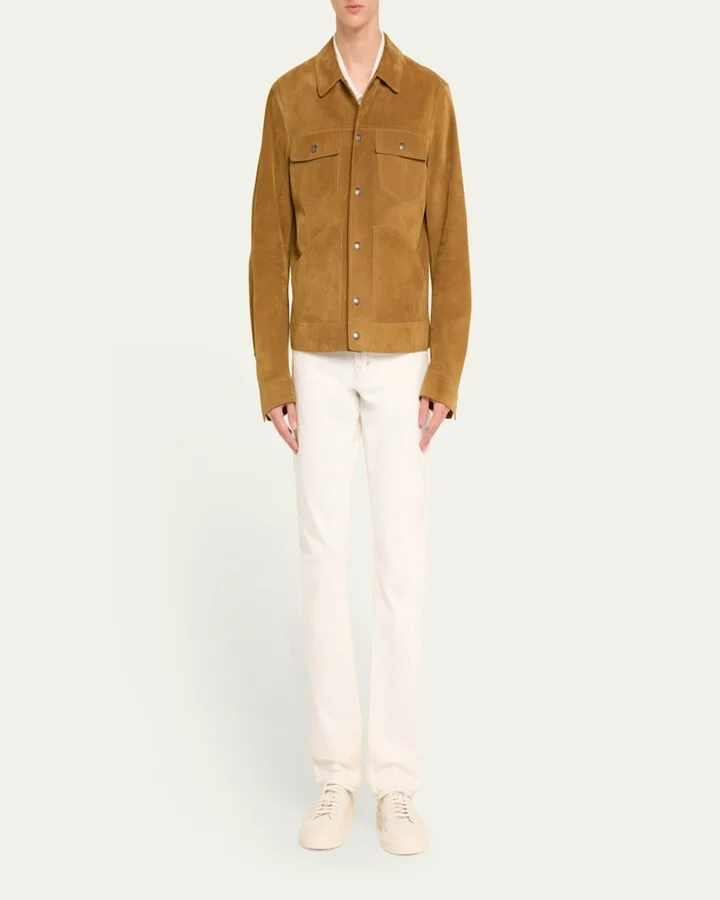 Men's DBS Leather Low-Top Sneakers - Image 3