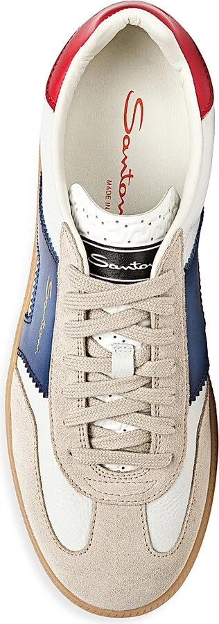 Men's DBS Oly Low-Top Sneakers - White Blue - Size 8 - Image 6