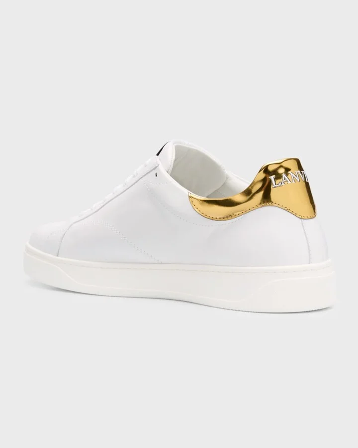 Men's DDB0 Leather Low-Top Sneakers - Image 2