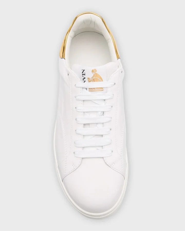 Men's DDB0 Leather Low-Top Sneakers - Image 5